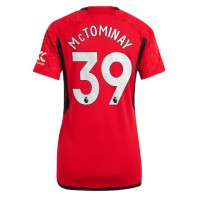 Fotbalové Dres Manchester United Scott McTominay #39 Dámské Domácí 2023-24 Krátký Rukáv